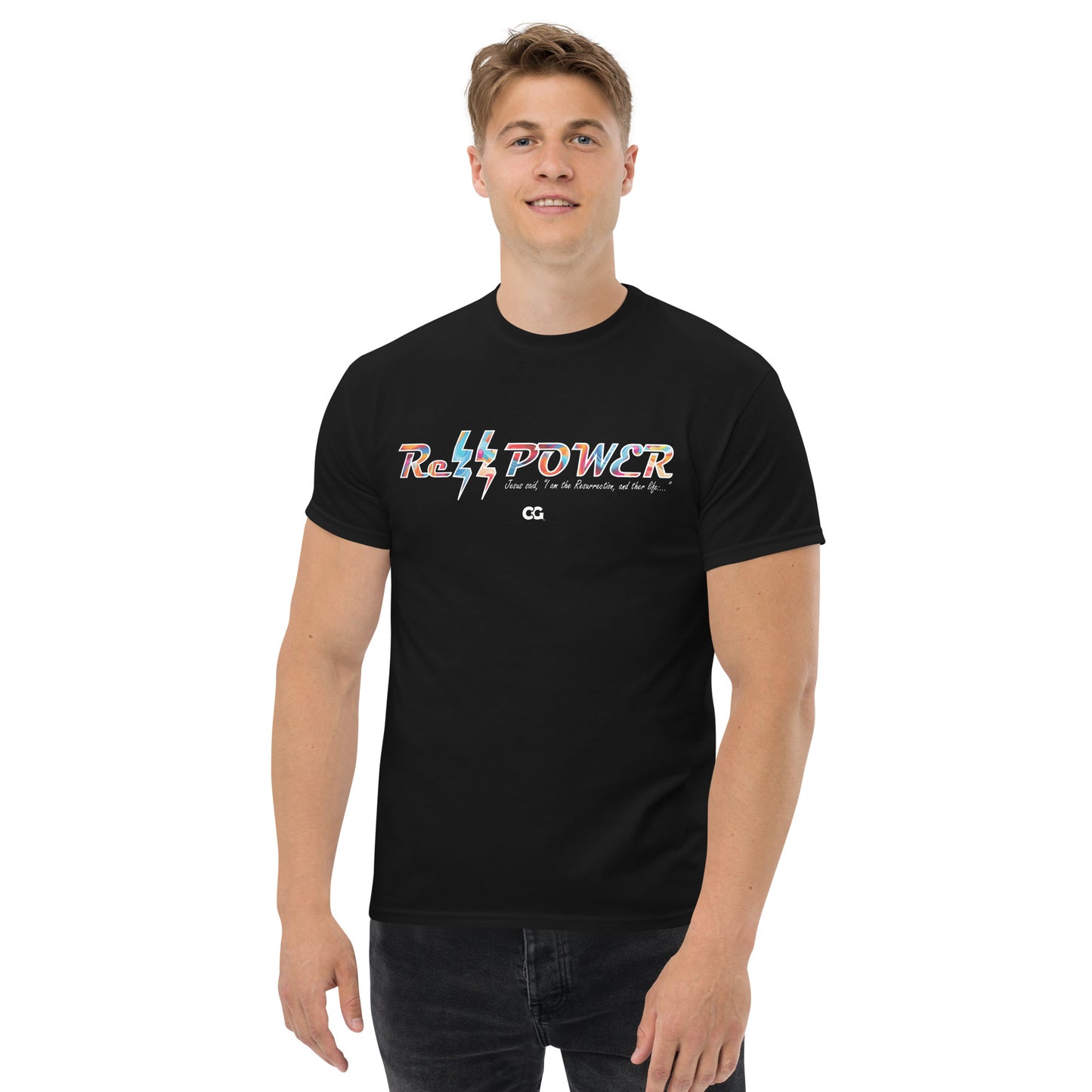 "REZZ POWER " - Short-Sleeve Unisex T-Shirt