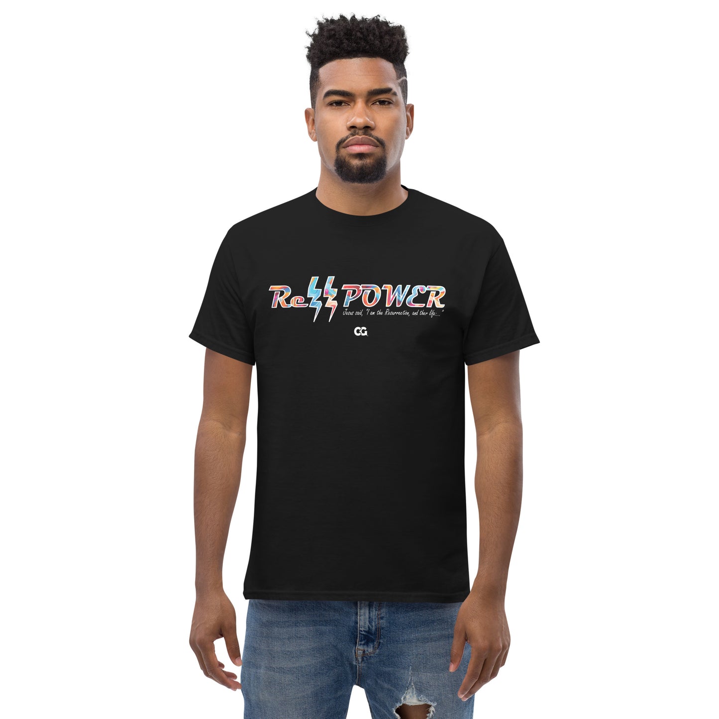 "REZZ POWER " - Short-Sleeve Unisex T-Shirt