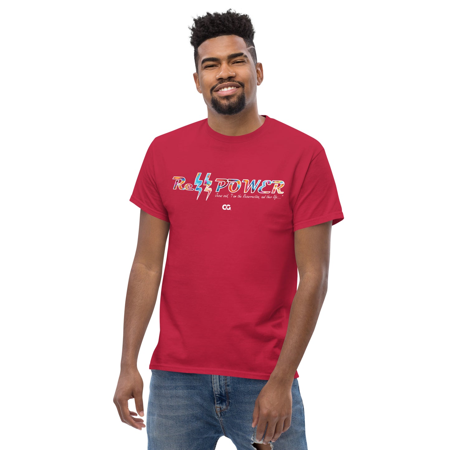 "REZZ POWER " - Short-Sleeve Unisex T-Shirt