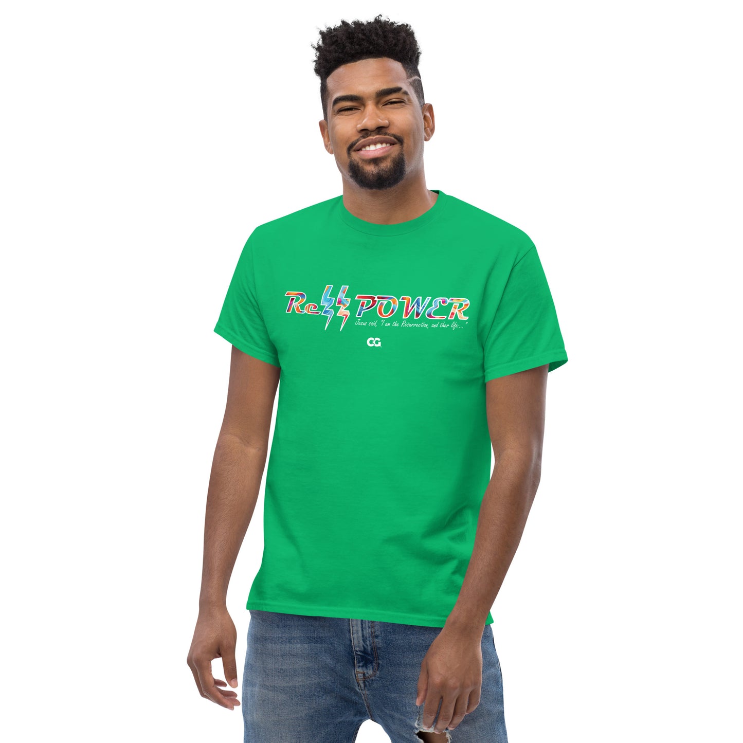 "REZZ POWER " - Short-Sleeve Unisex T-Shirt
