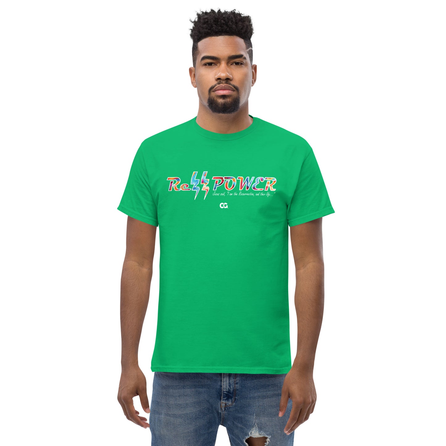 "REZZ POWER " - Short-Sleeve Unisex T-Shirt