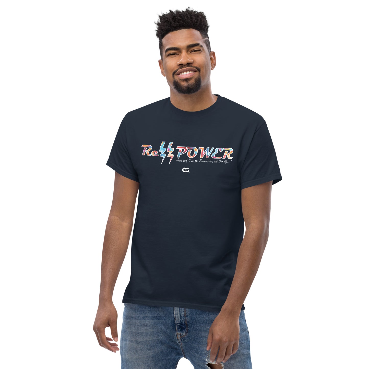 "REZZ POWER " - Short-Sleeve Unisex T-Shirt