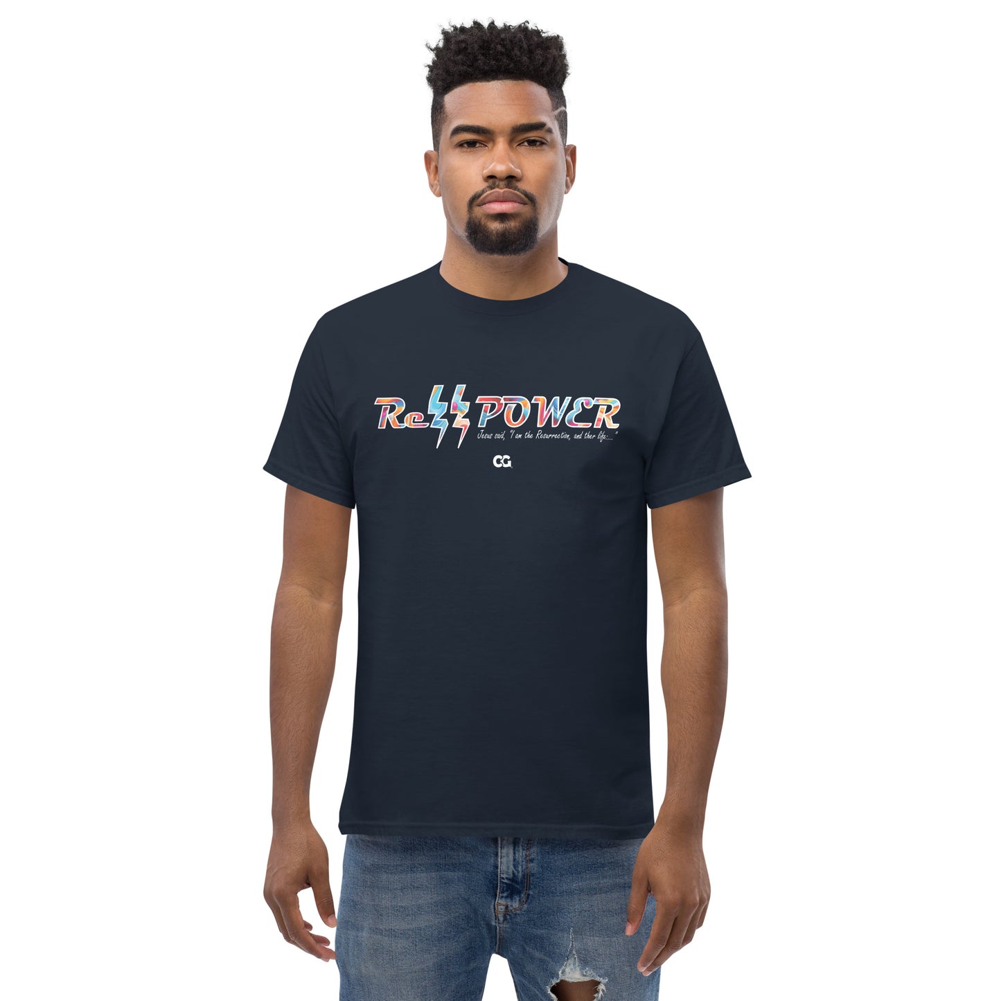 "REZZ POWER " - Short-Sleeve Unisex T-Shirt