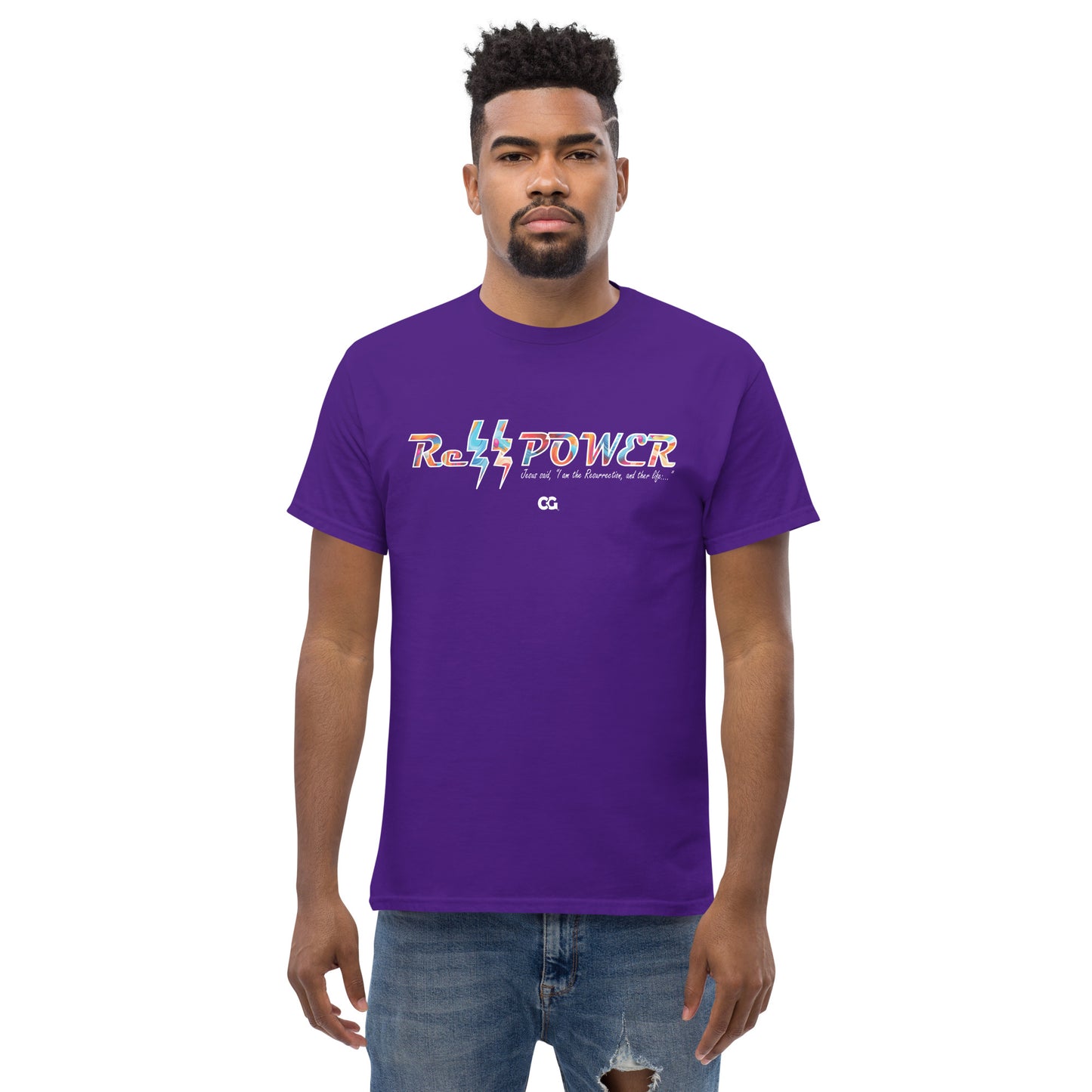 "REZZ POWER " - Short-Sleeve Unisex T-Shirt