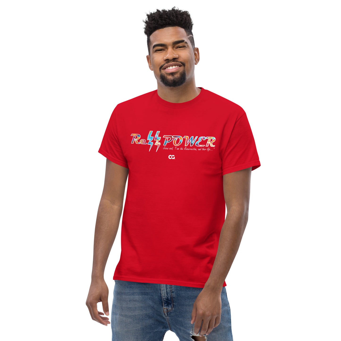 "REZZ POWER " - Short-Sleeve Unisex T-Shirt