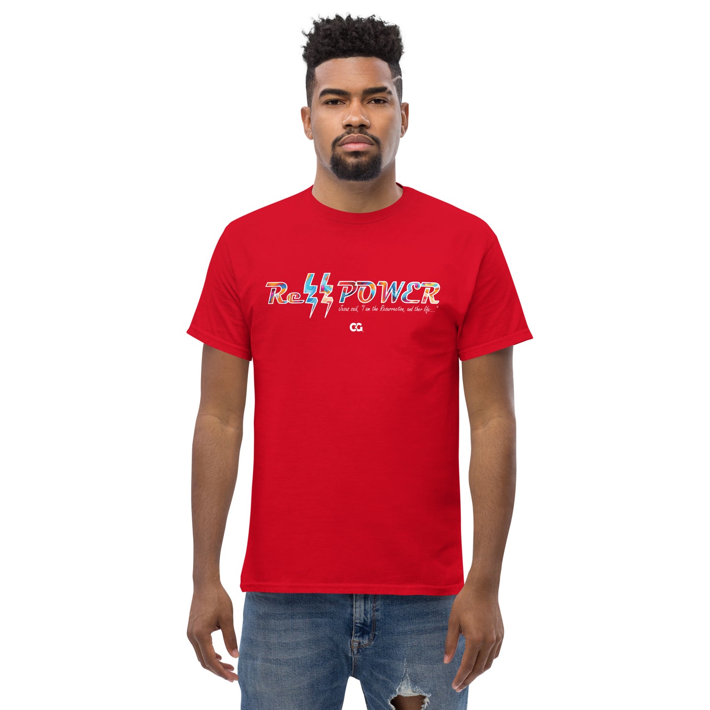 "REZZ POWER " - Short-Sleeve Unisex T-Shirt