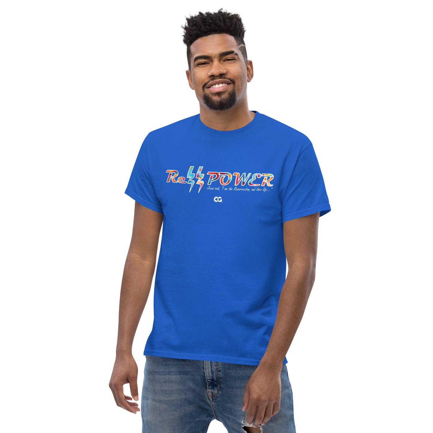 "REZZ POWER " - Short-Sleeve Unisex T-Shirt
