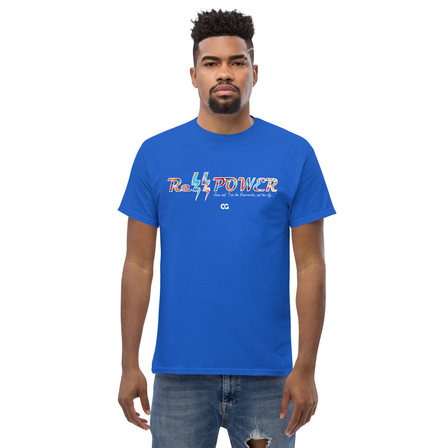 "REZZ POWER " - Short-Sleeve Unisex T-Shirt