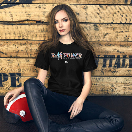 "REZZ POWER " - Short-Sleeve Unisex T-Shirt