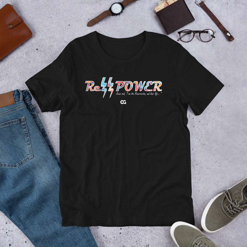 "REZZ POWER " - Short-Sleeve Unisex T-Shirt