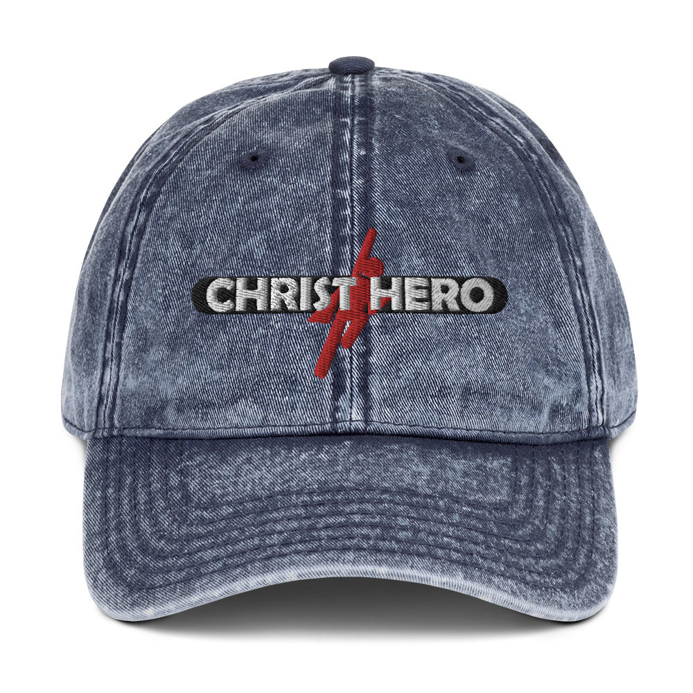 "CHRIST HERO" - Vintage Cotton Twill Cap
