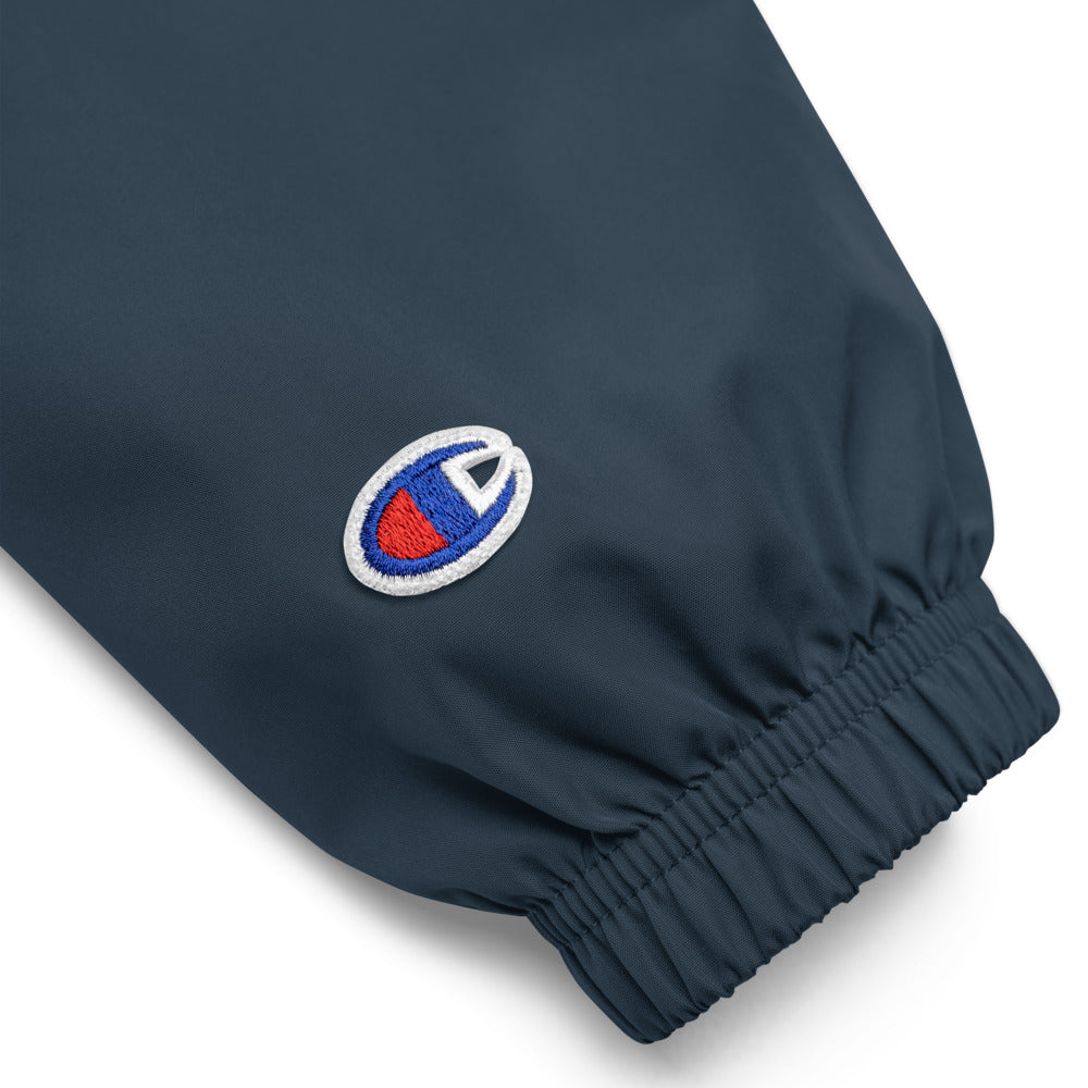 "JESUS" - Embroidered Champion Packable Jacket