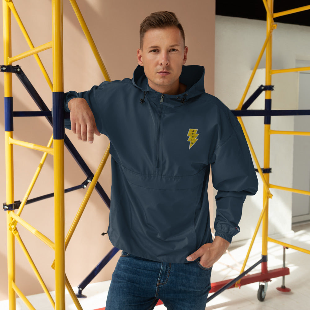"JESUS" - Embroidered Champion Packable Jacket