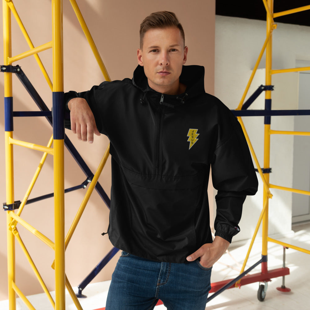"JESUS" - Embroidered Champion Packable Jacket