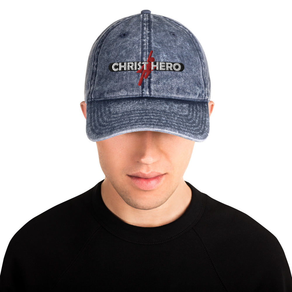 "CHRIST HERO" - Vintage Cotton Twill Cap