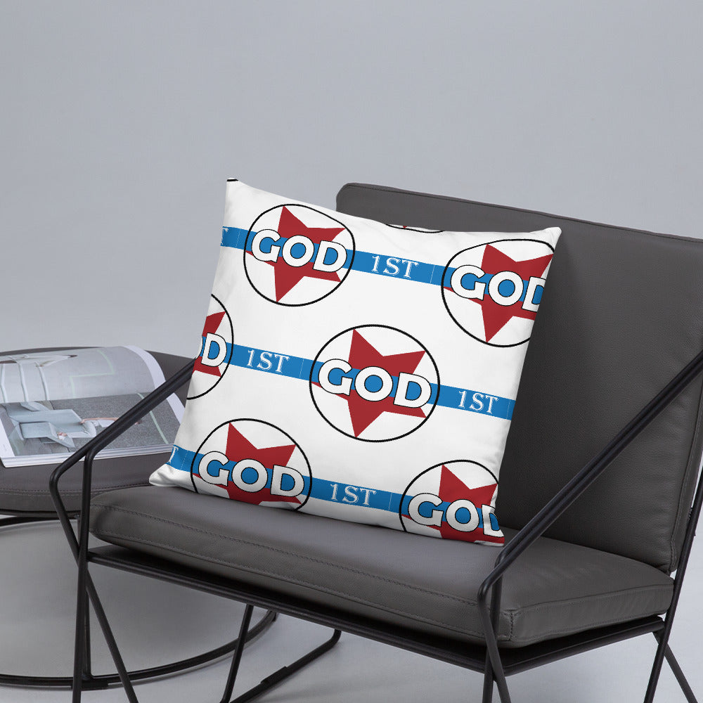 "GOD FIRST" -  Basic Pillow