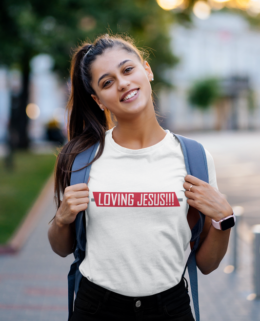 "LOVING JESUS" - Short-Sleeve Unisex T-Shirt