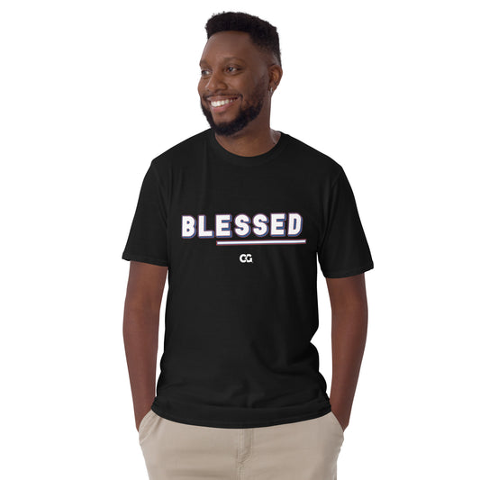 "BLESSED" - Short-Sleeve Unisex T-Shirt