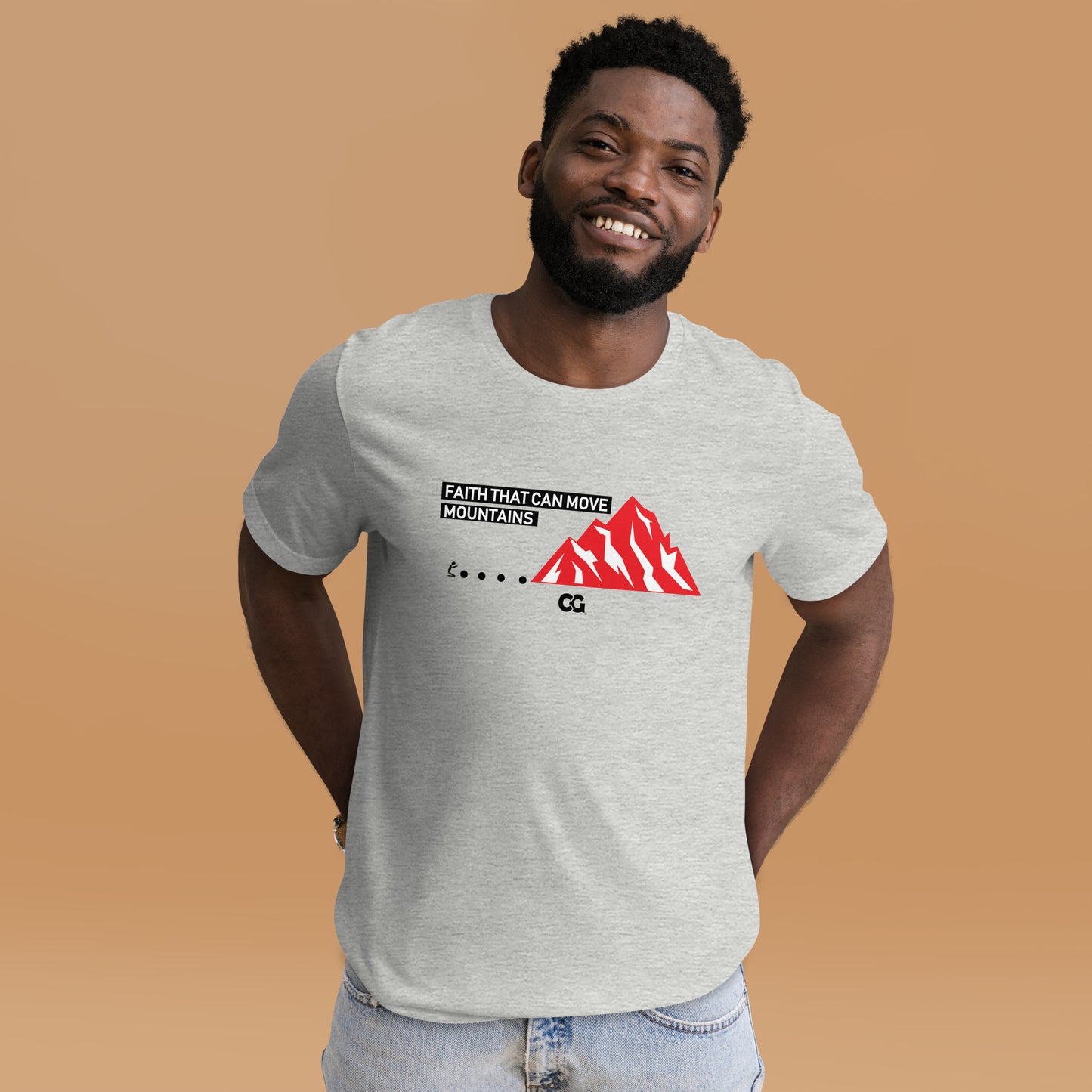 "FAITH THAT CAN MOVE MOUNTAINS" -  Short-Sleeve Unisex T-Shirt