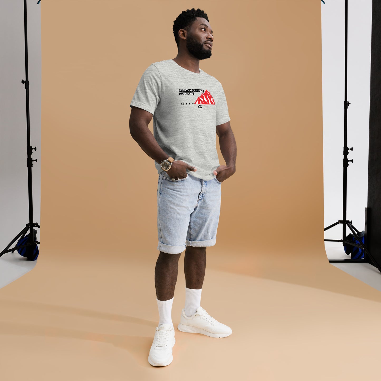 "FAITH THAT CAN MOVE MOUNTAINS" -  Short-Sleeve Unisex T-Shirt