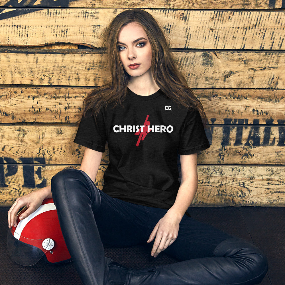 "CHRIST HERO" - Short-Sleeve Unisex T-Shirt