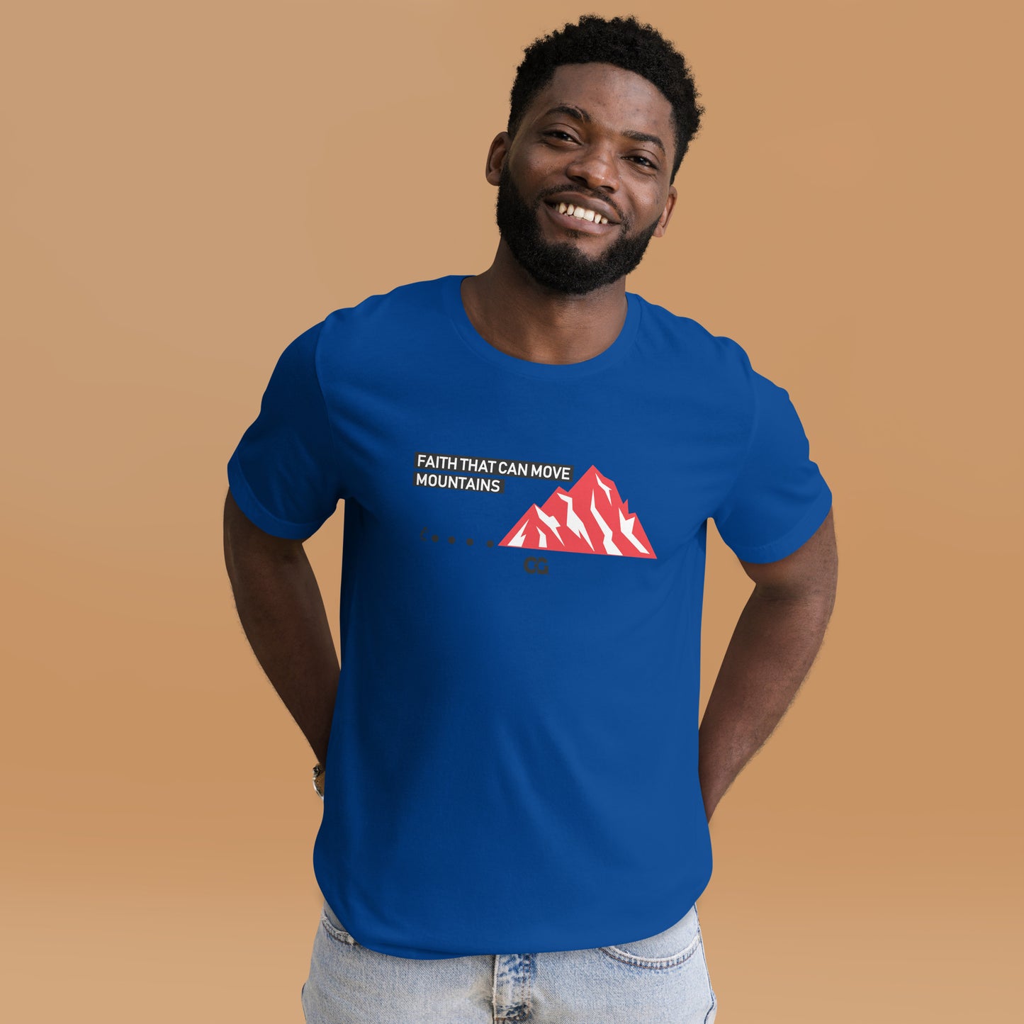 "FAITH THAT CAN MOVE MOUNTAINS" -  Short-Sleeve Unisex T-Shirt