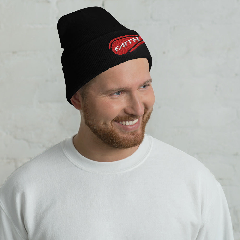 "FAITH" - Cuffed Beanie