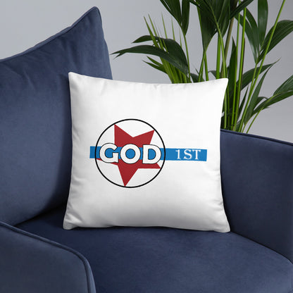 "GOD FIRST" -  Basic Pillow