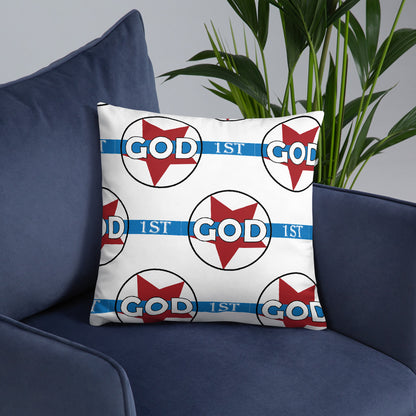 "GOD FIRST" -  Basic Pillow