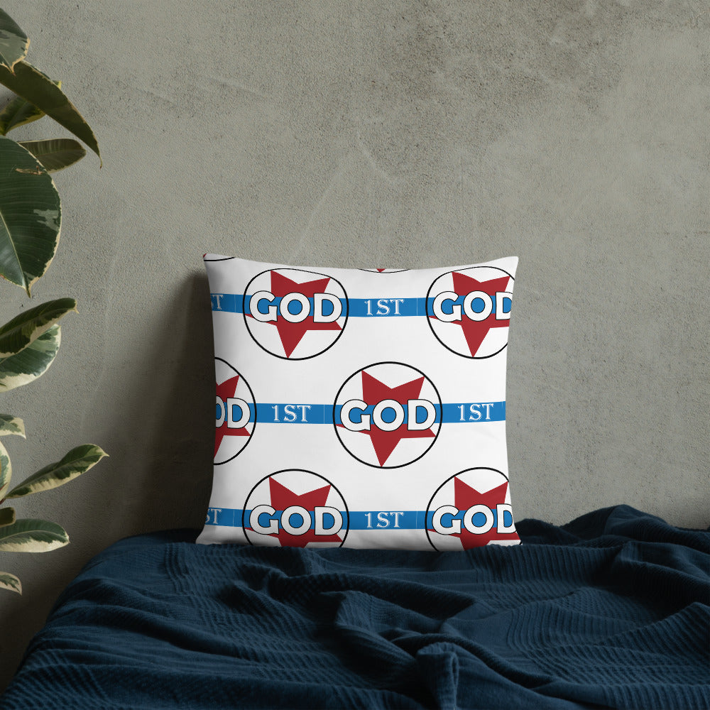 "GOD FIRST" -  Basic Pillow