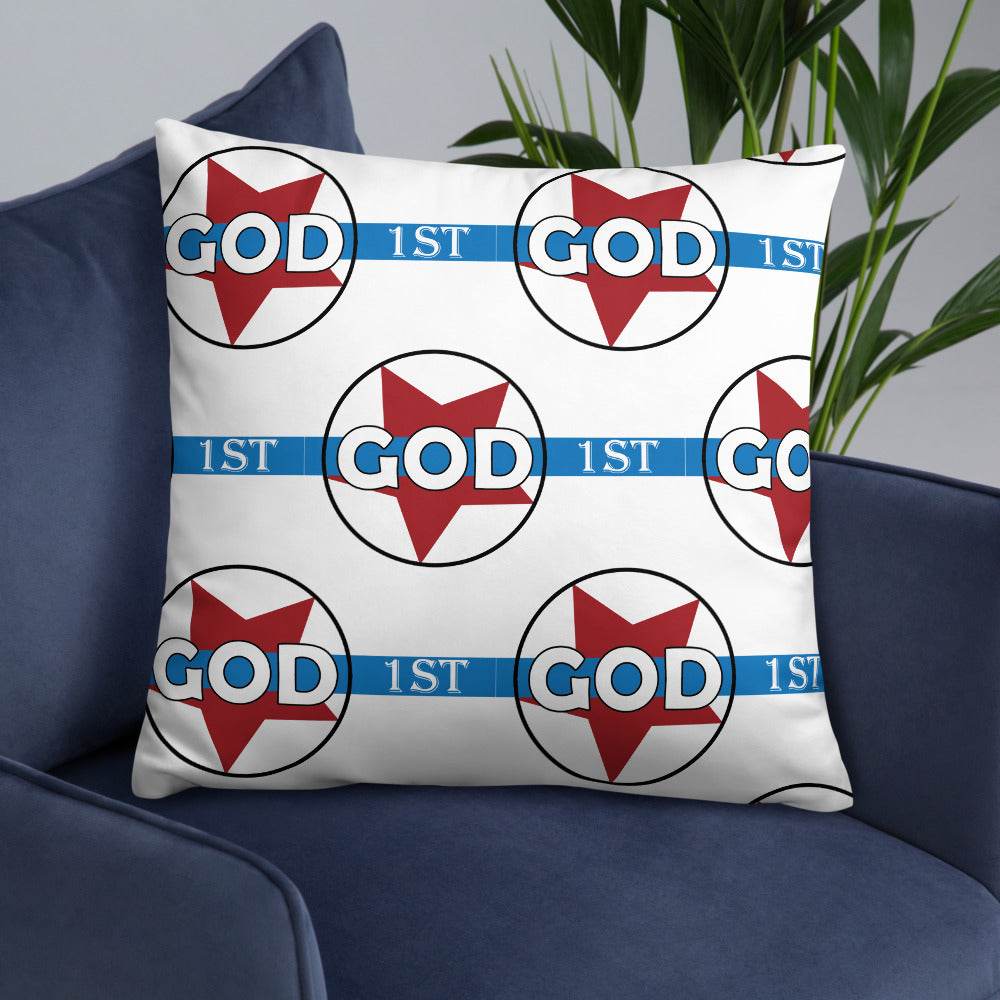 "GOD FIRST" -  Basic Pillow