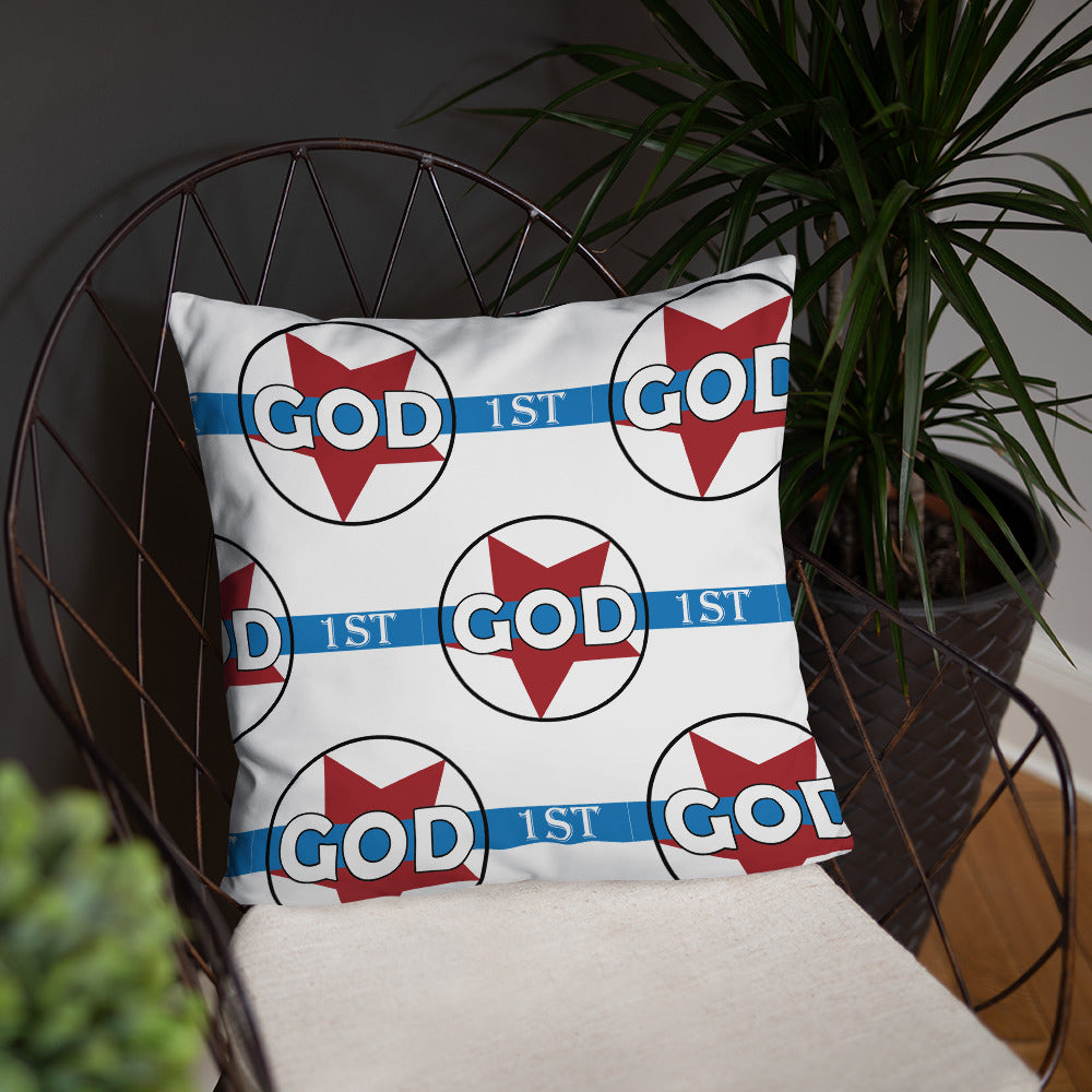 "GOD FIRST" -  Basic Pillow