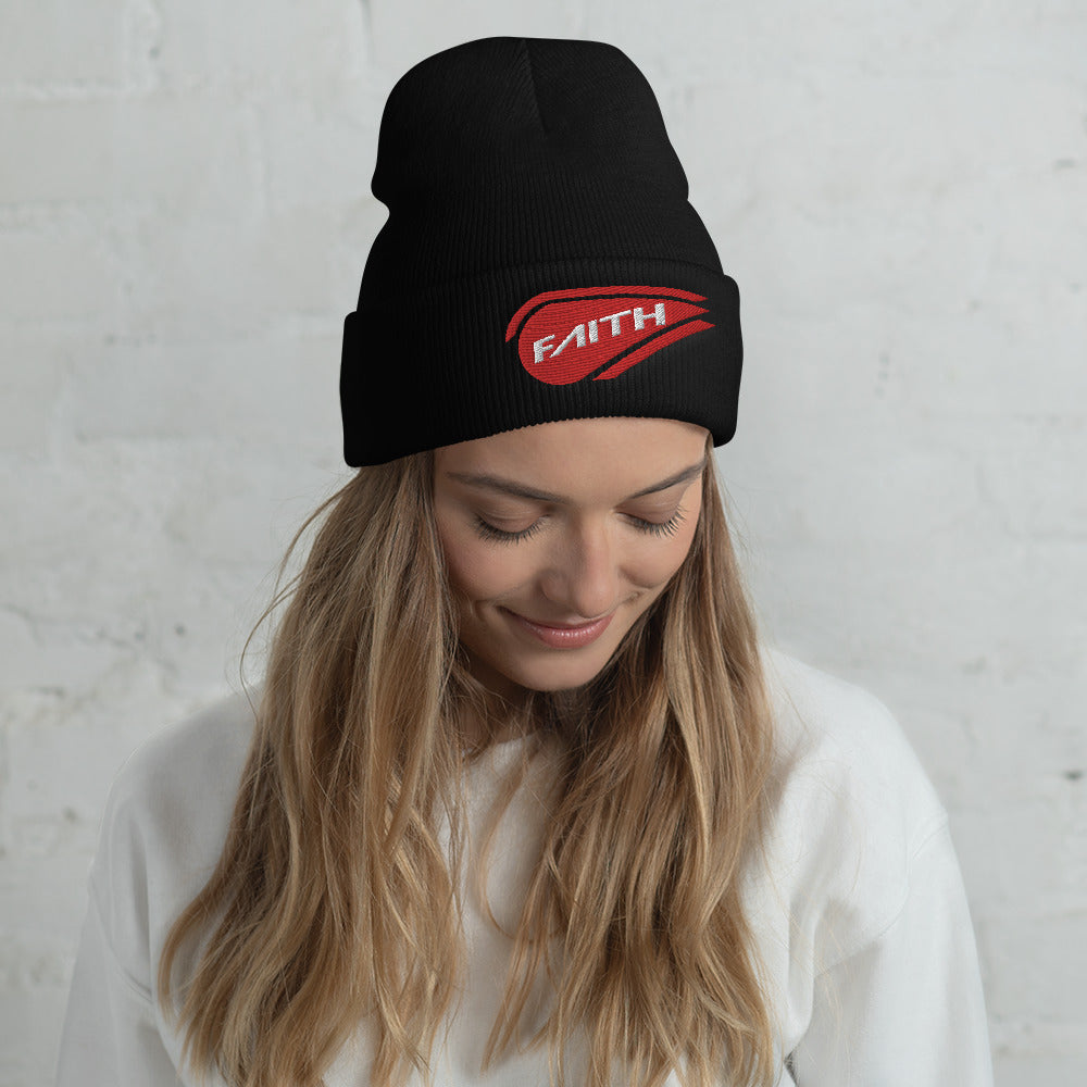 "FAITH" - Cuffed Beanie