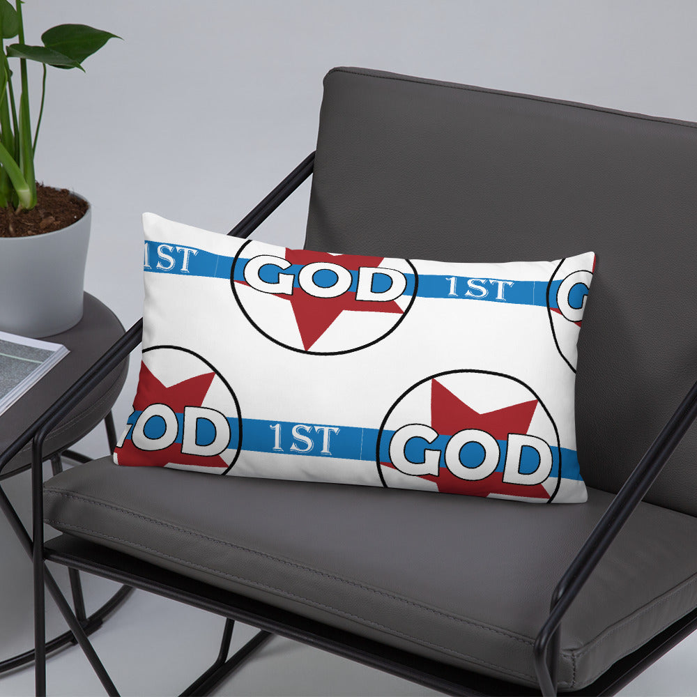 "GOD FIRST" -  Basic Pillow