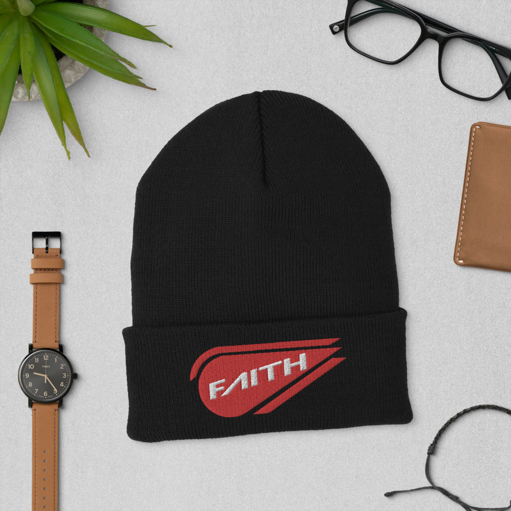 "FAITH" - Cuffed Beanie