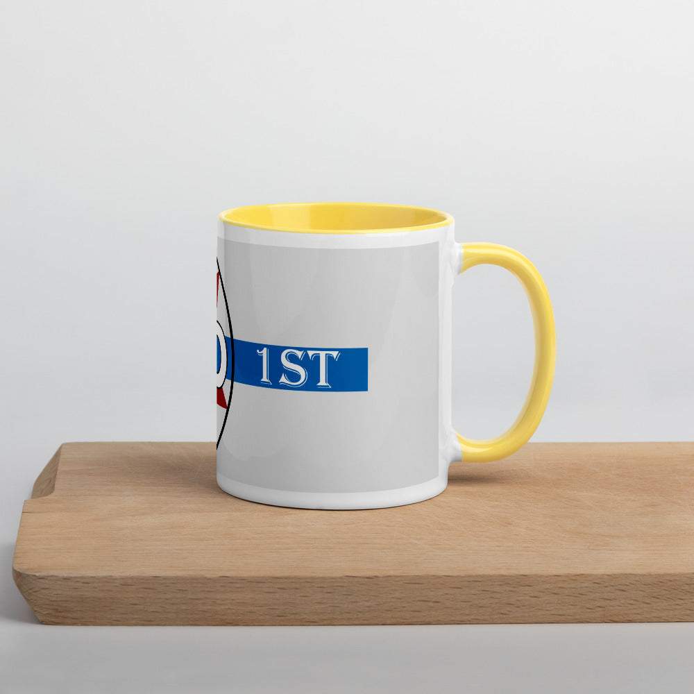 "GOD FIRST" - Mug with Color Inside