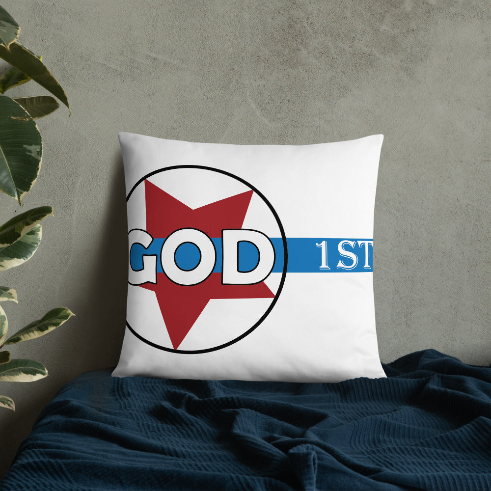 "GOD FIRST" -  Basic Pillow