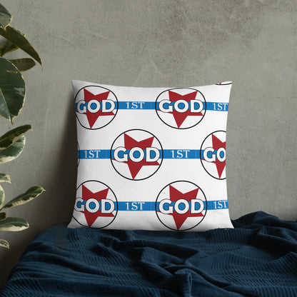 "GOD FIRST" -  Basic Pillow