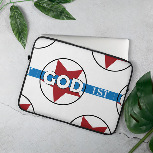 "GOD FIRST" - Laptop Sleeve