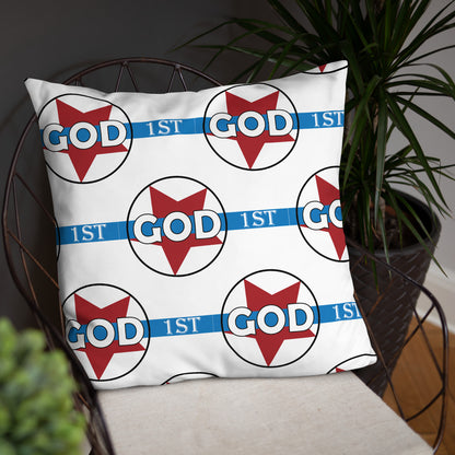 "GOD FIRST" -  Basic Pillow