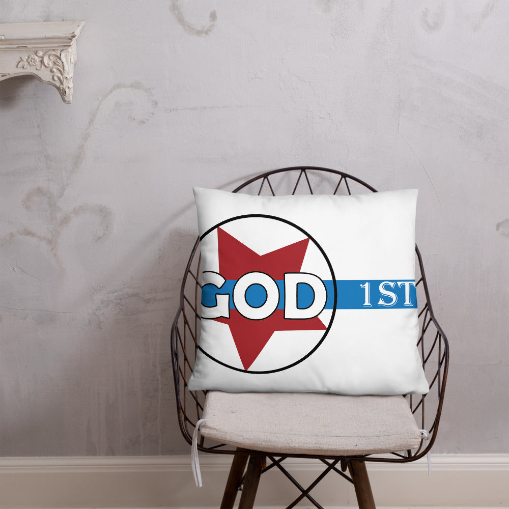 "GOD FIRST" -  Basic Pillow