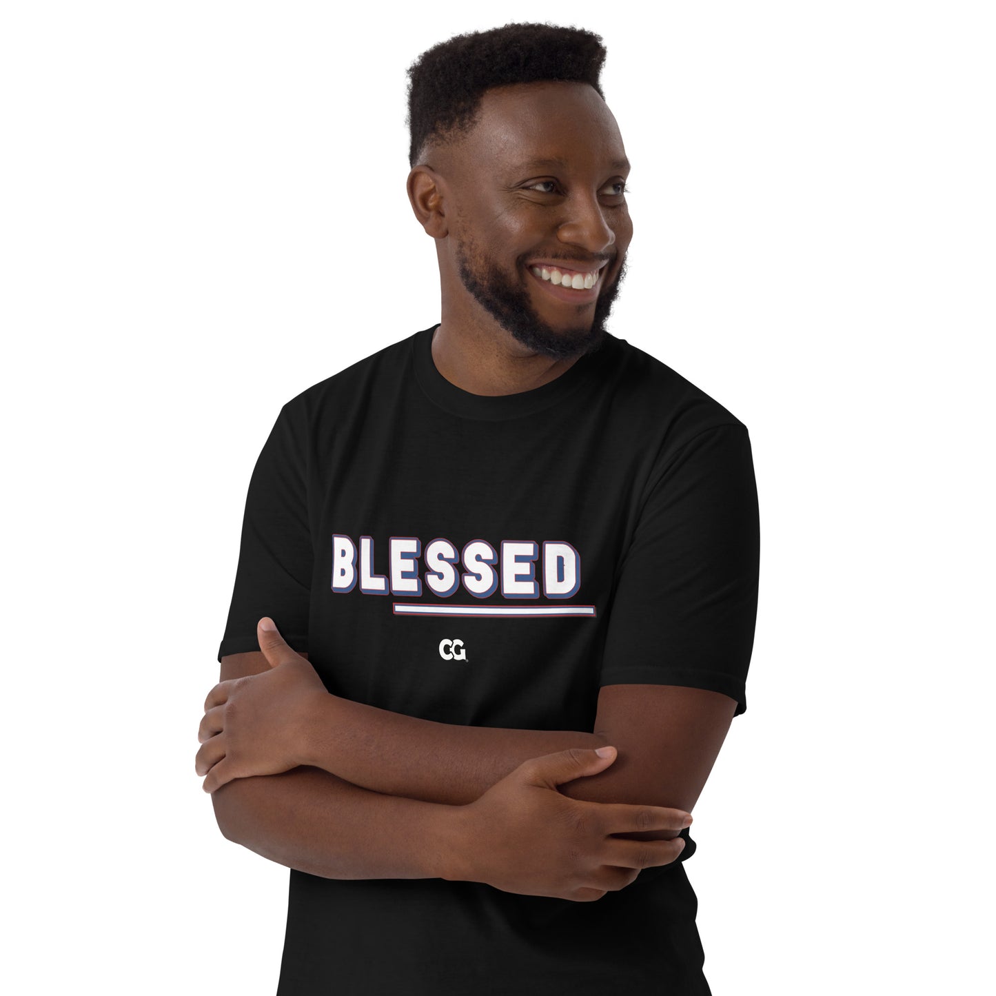 "BLESSED" - Short-Sleeve Unisex T-Shirt