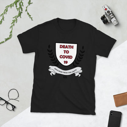 "DEATH TO CODIV-19" - Short-Sleeve Unisex T-Shirt