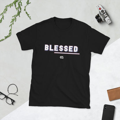 "BLESSED" - Short-Sleeve Unisex T-Shirt