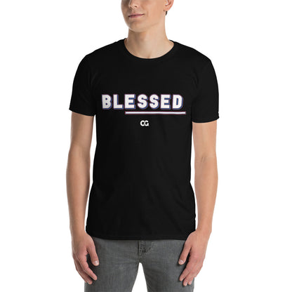 "BLESSED" - Short-Sleeve Unisex T-Shirt