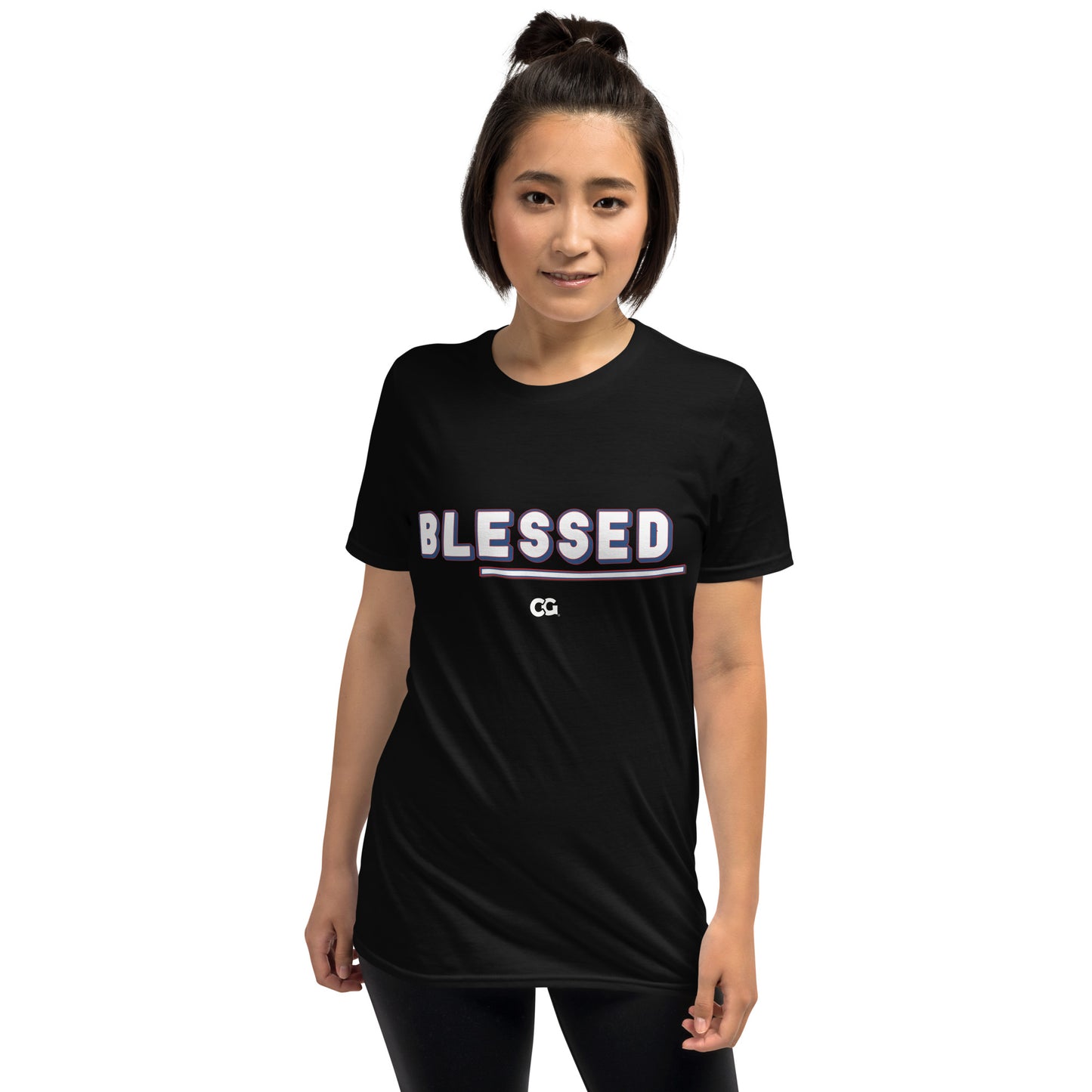 "BLESSED" - Short-Sleeve Unisex T-Shirt