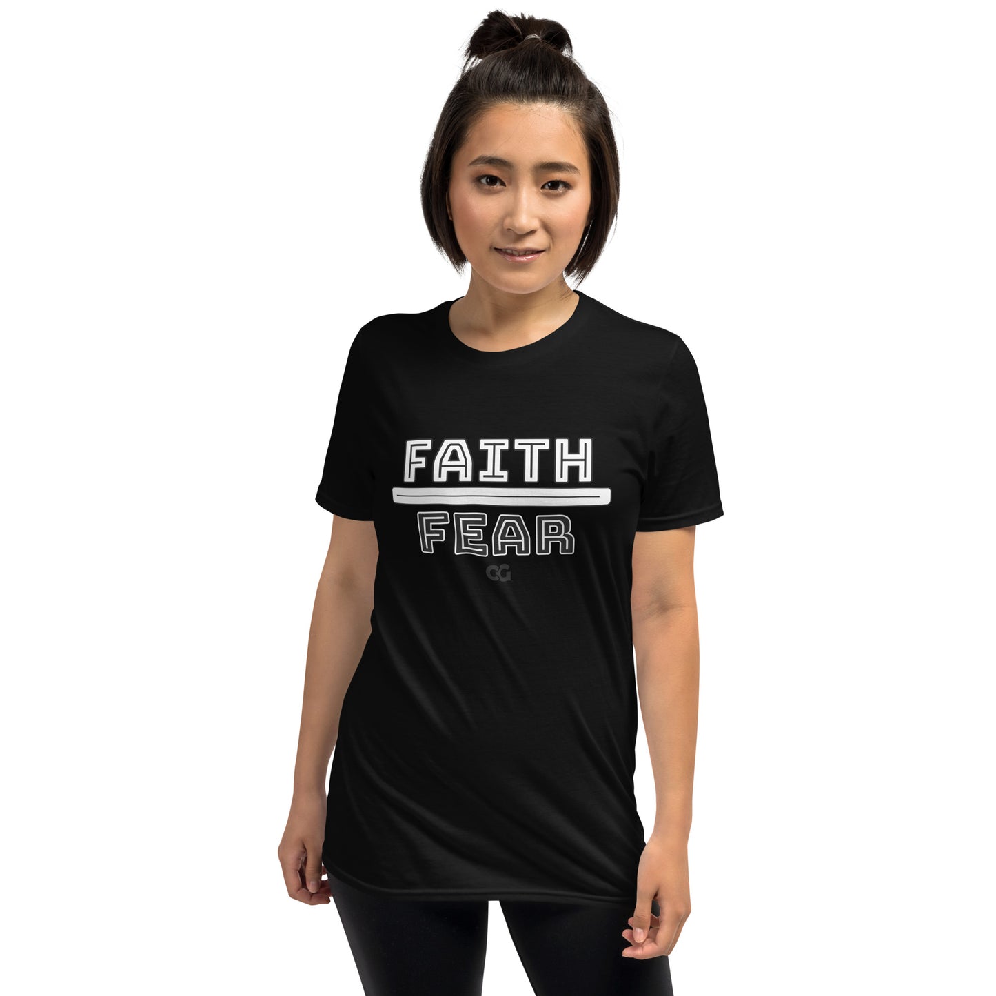 "FAITH OVER FEAR" - Short-Sleeve Unisex T-Shirt