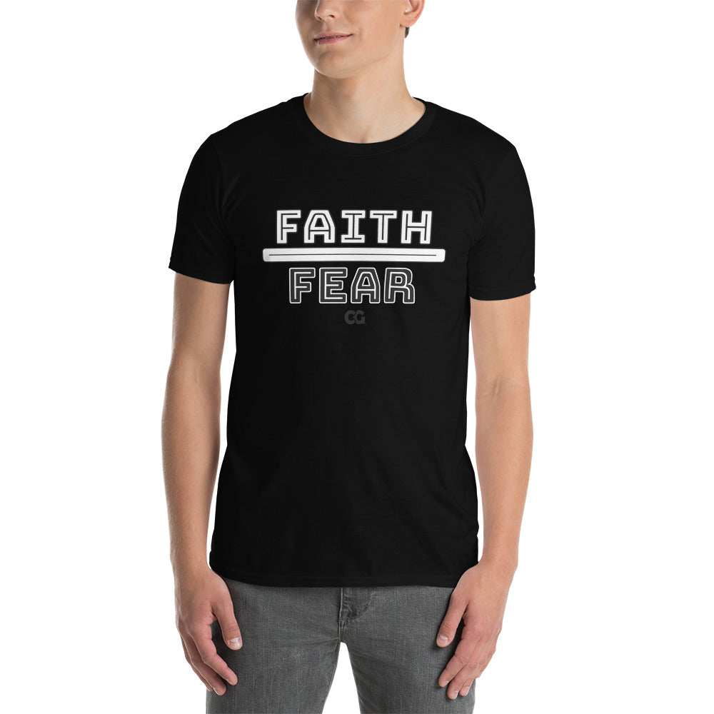 "FAITH OVER FEAR" - Short-Sleeve Unisex T-Shirt