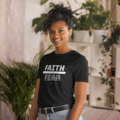 "FAITH OVER FEAR" - Short-Sleeve Unisex T-Shirt