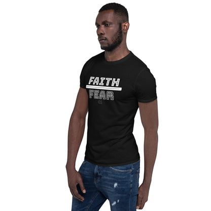 "FAITH OVER FEAR" - Short-Sleeve Unisex T-Shirt